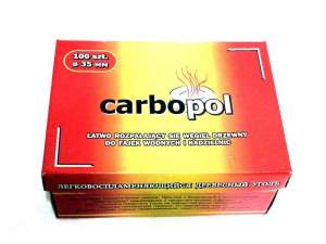 Уголь для кальяна Carbopol крупный